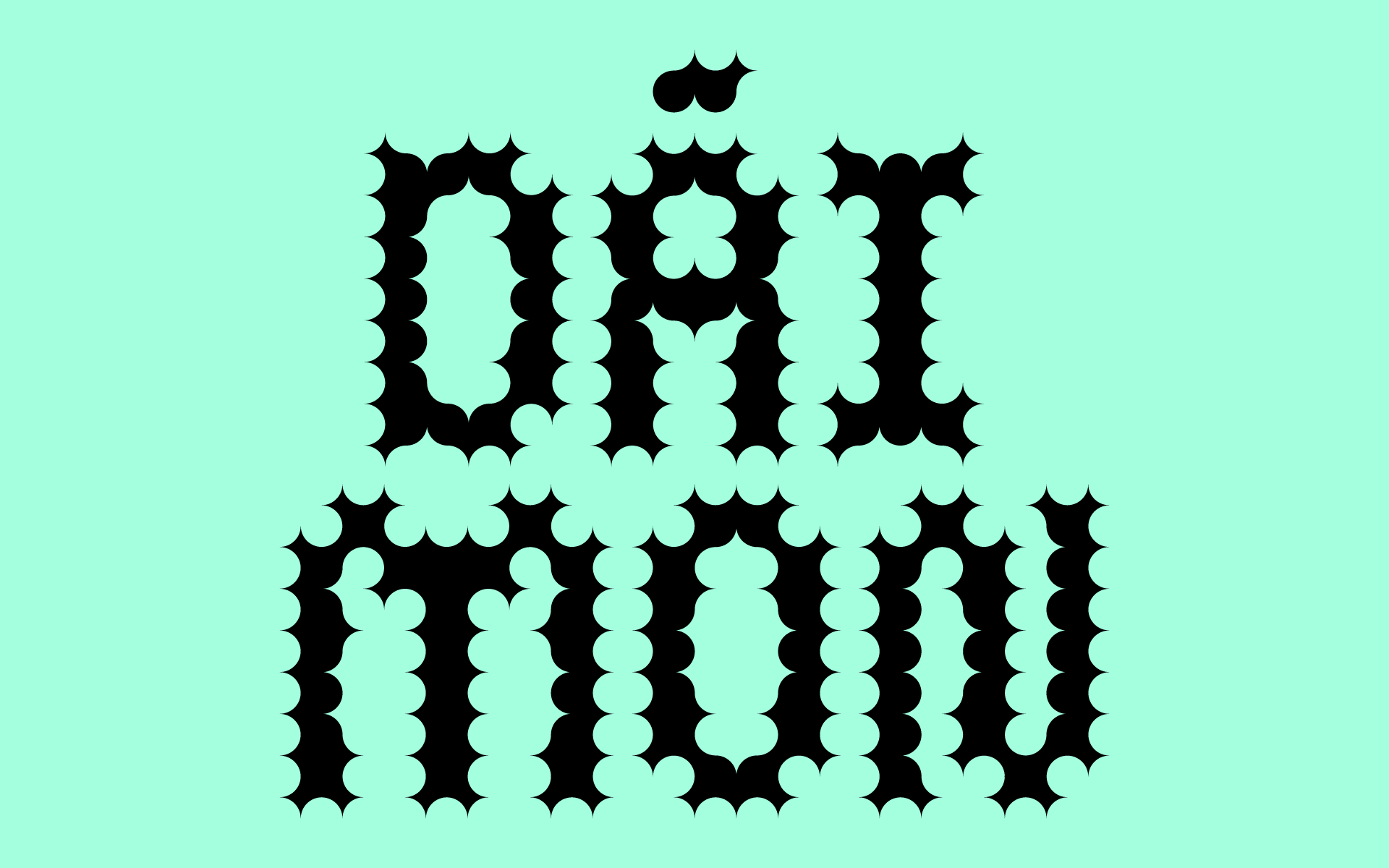 Carattere tipografico Cicuta - lettering e progettazione di caratteri tipografici