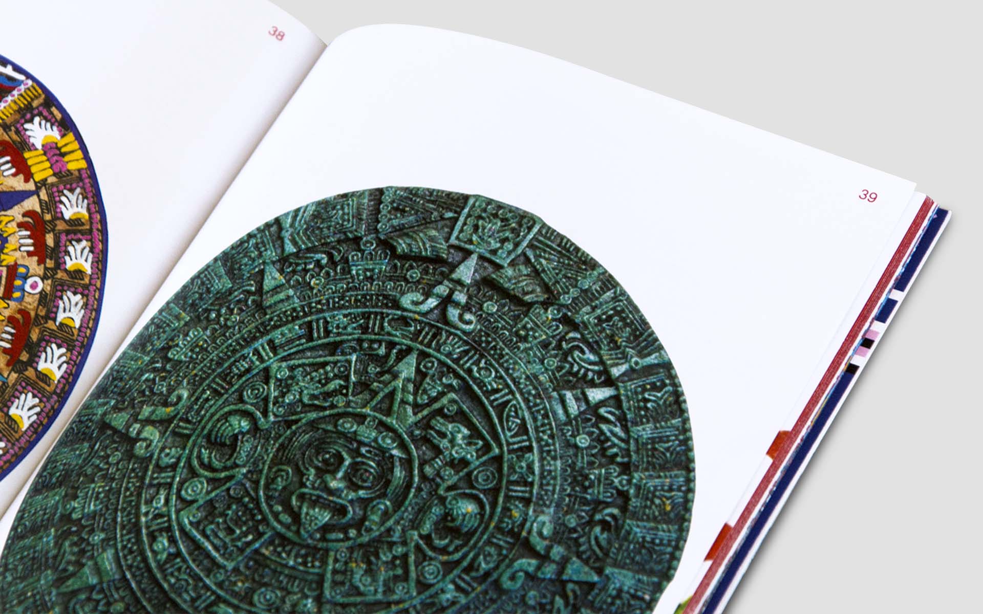 Dettaglio del libro Oaxaca - progettazione grafica editoriale