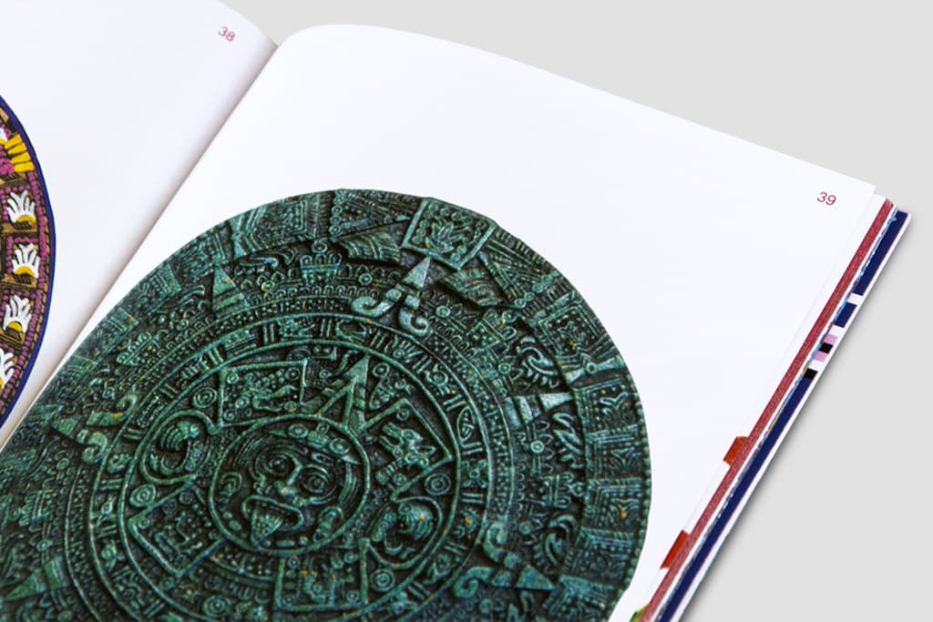 Dettaglio del libro Oaxaca - progettazione grafica editoriale