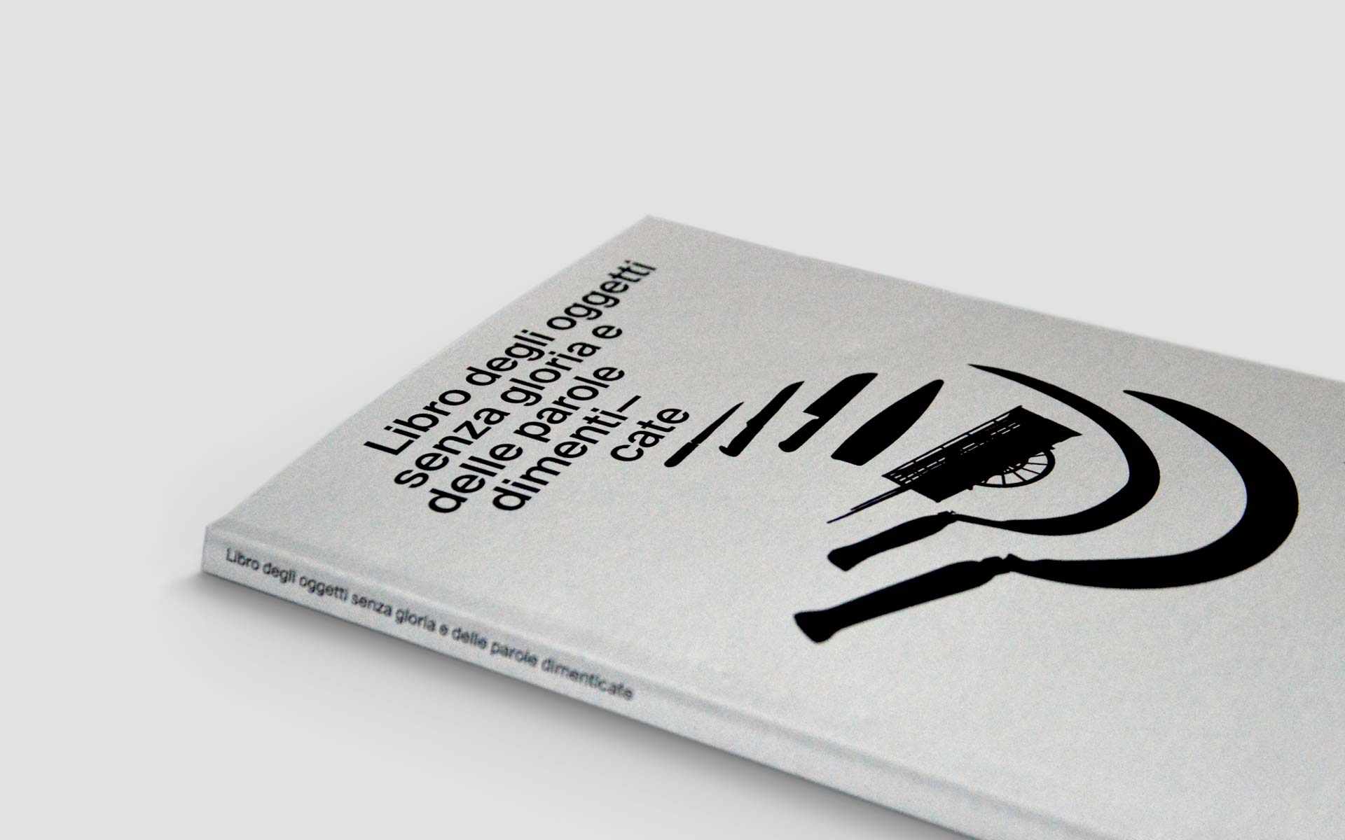 Foto della copertina del Libro degli oggetti senza gloria e delle parole dimenticate