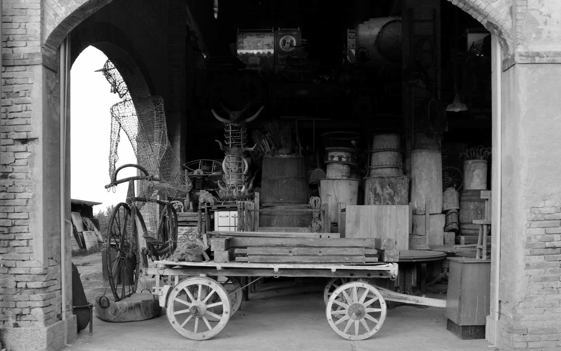 Foto scattata all'esterno della Fondazione Museo Ettore Guatelli