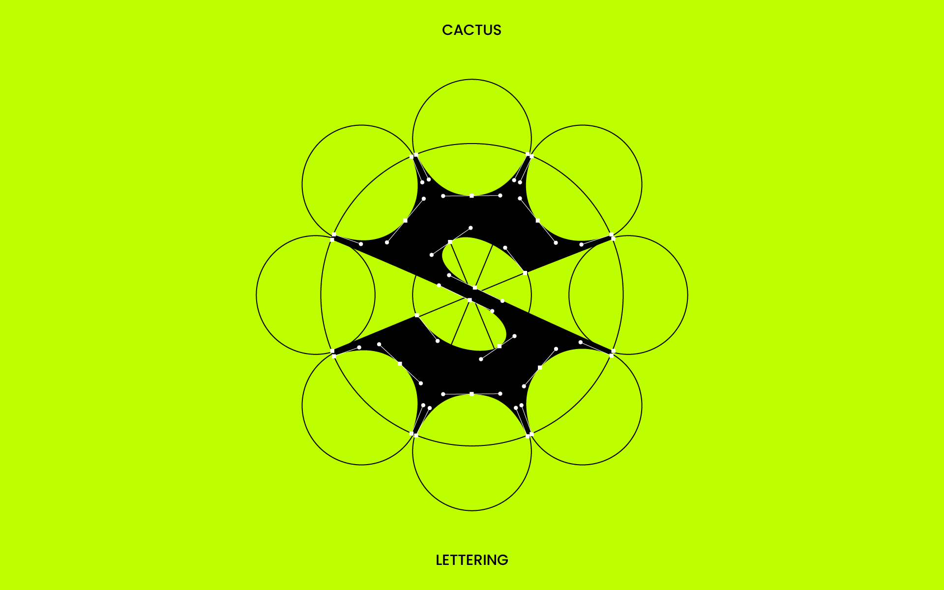 Cactus griglia S - lettering e progettazione di caratteri tipografici
