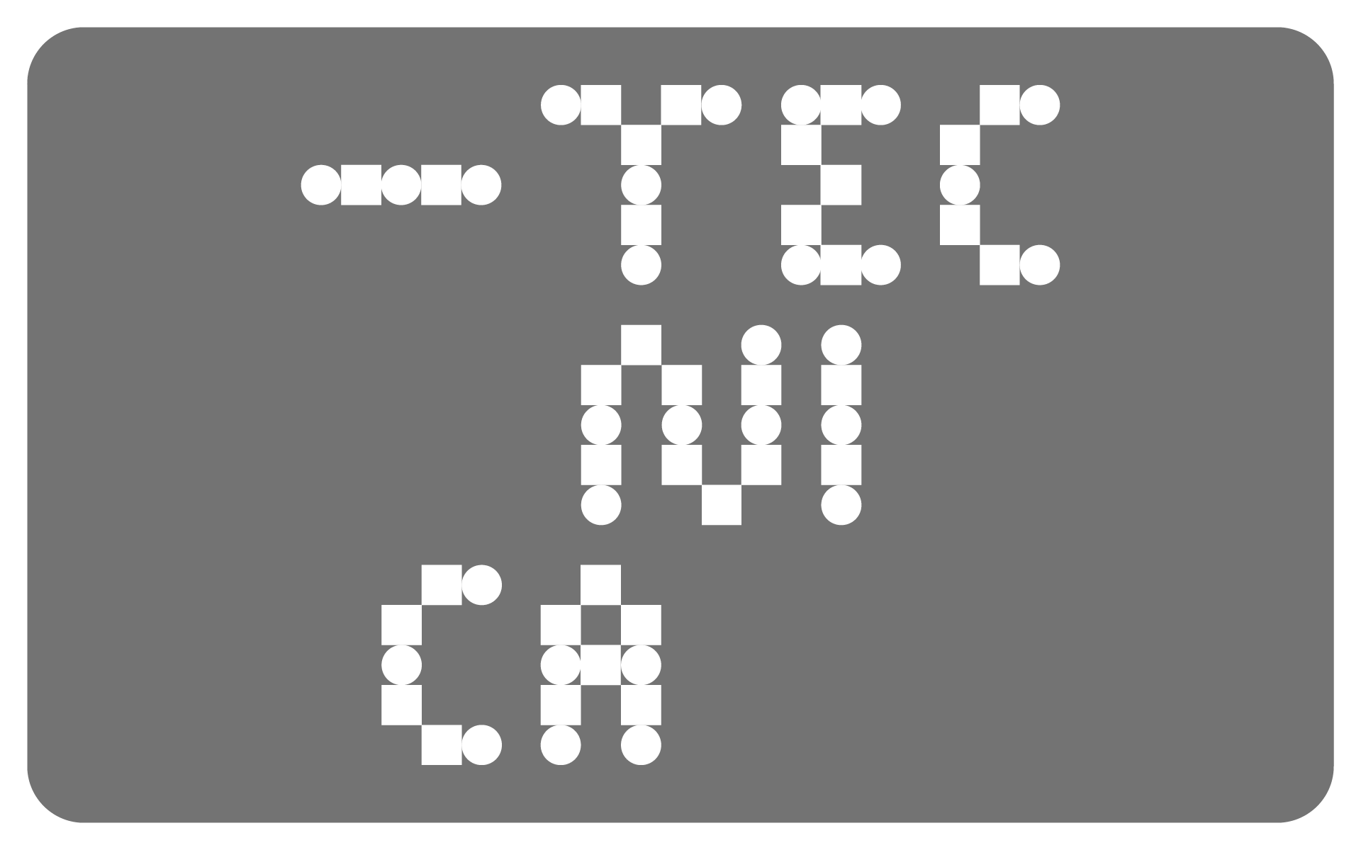 Dettaglio tipografico del poster + musica - tecnica