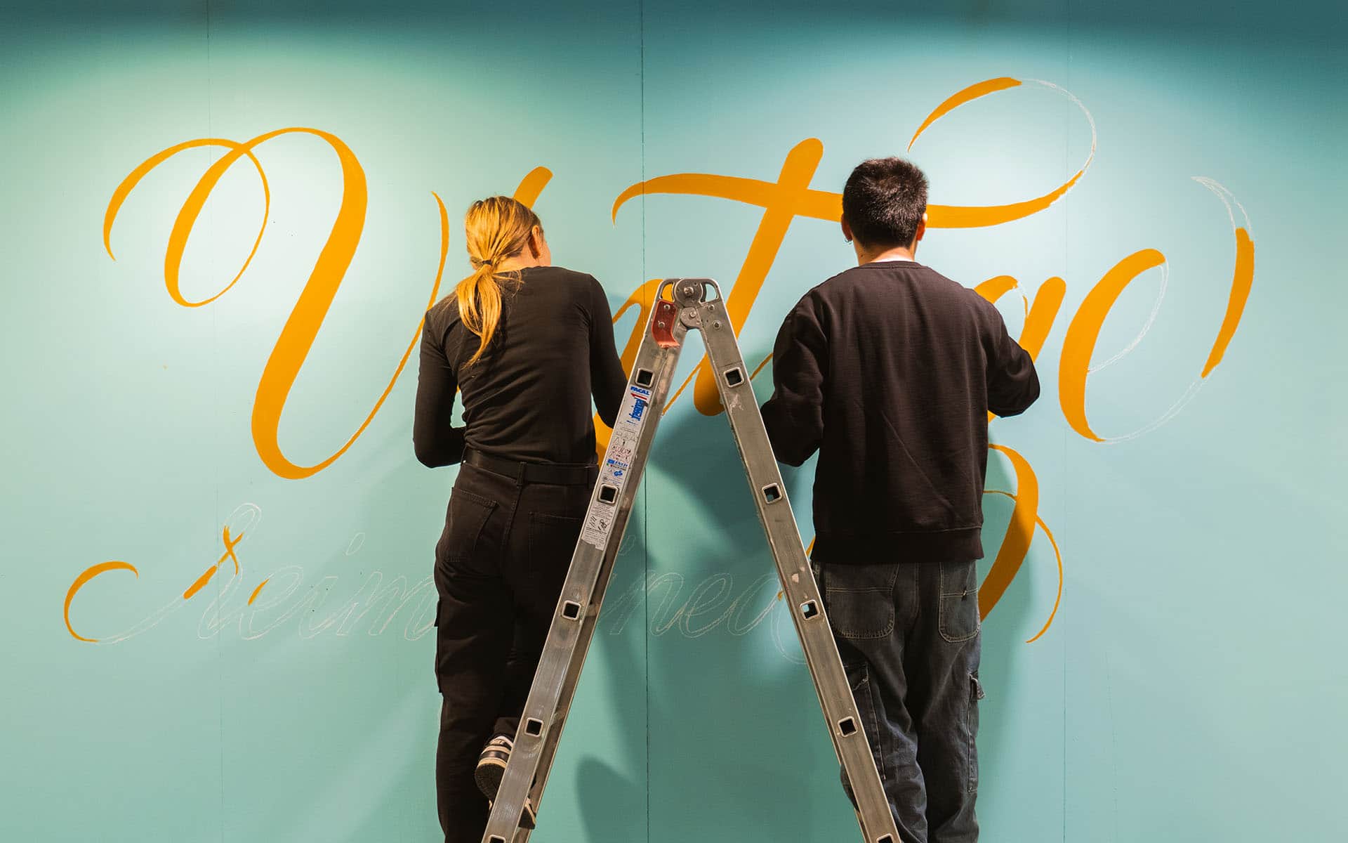 lettering, murales a forli e riccione