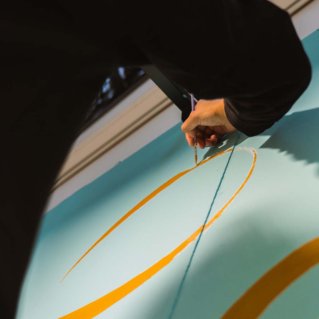 lettering, murales a forli e riccione