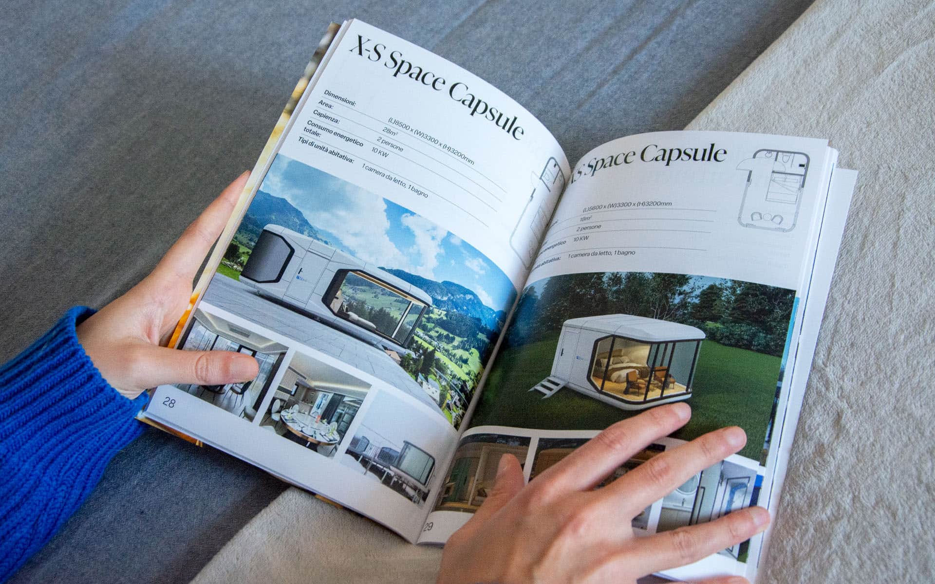 interno del catalogo spacecapsule